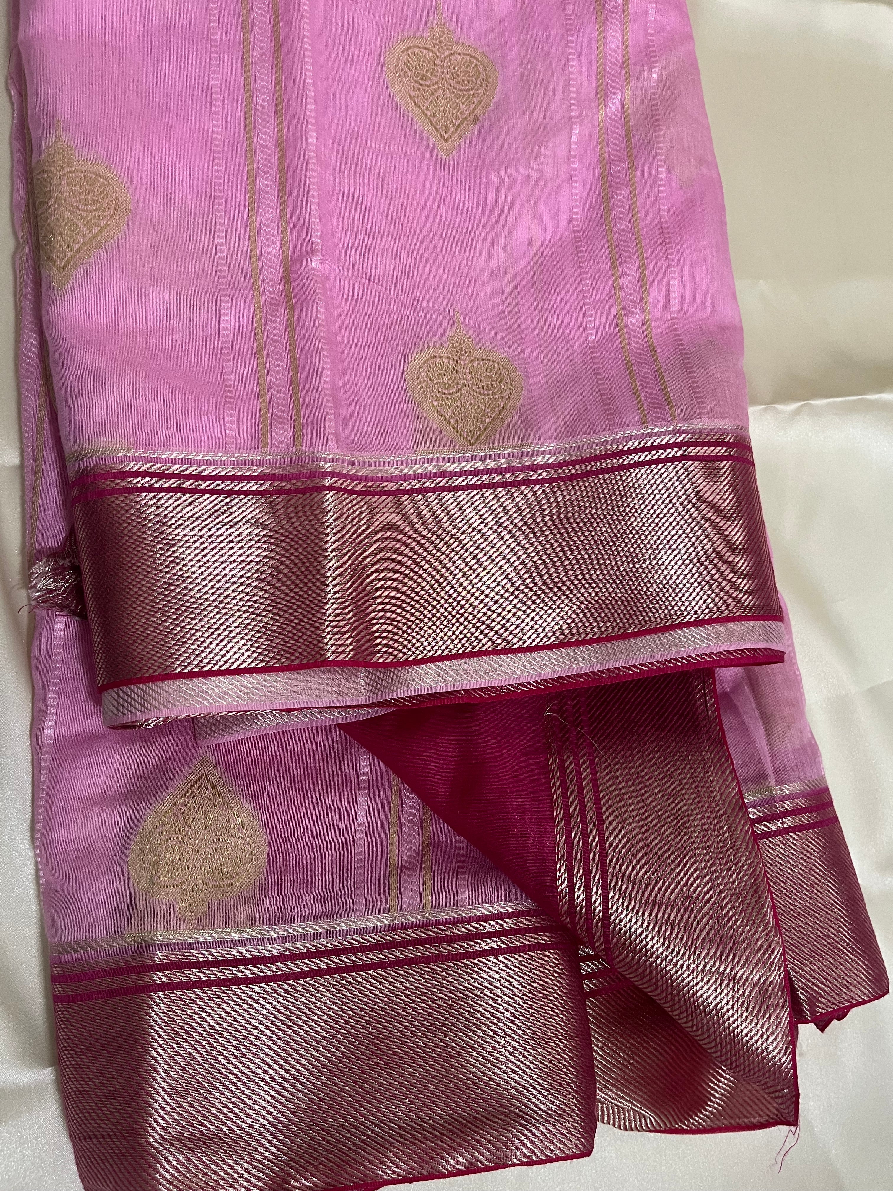 Banarasi cotton silk