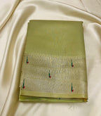 Semi organza paithani silk