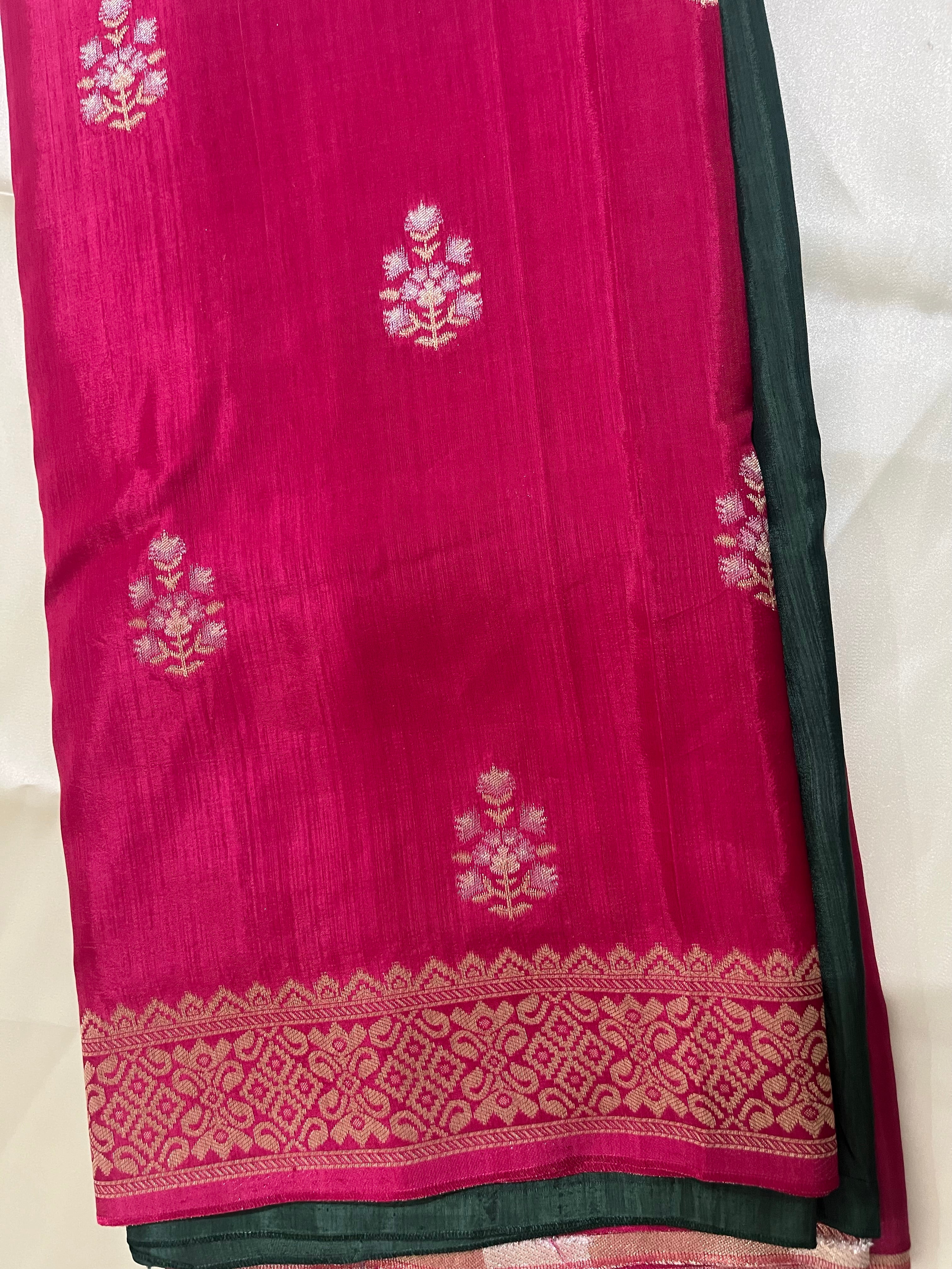 Banarasi crepe silk