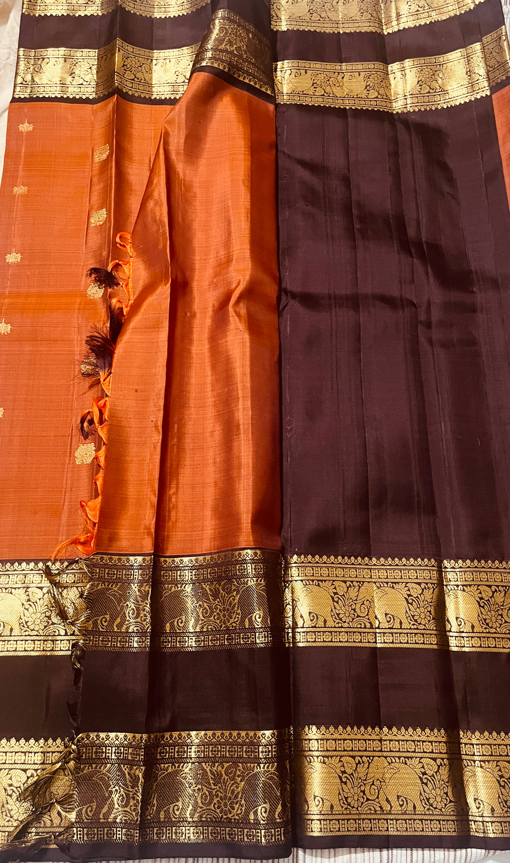 Pure silk Handwoven Kanchipuram sarees