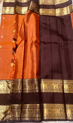 Pure silk Handwoven Kanchipuram sarees