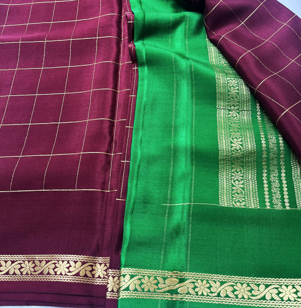Pure mysore crepe silk