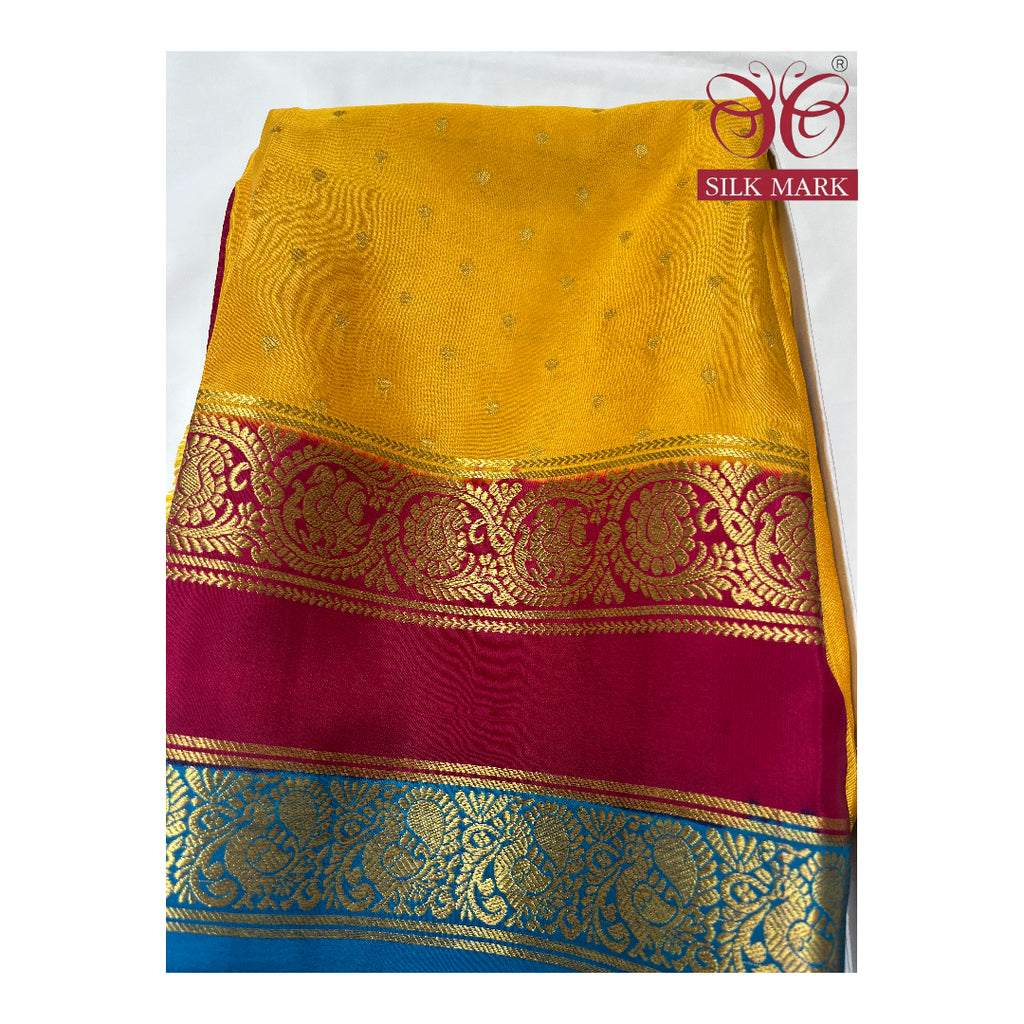 Pure Mysore crepe silk